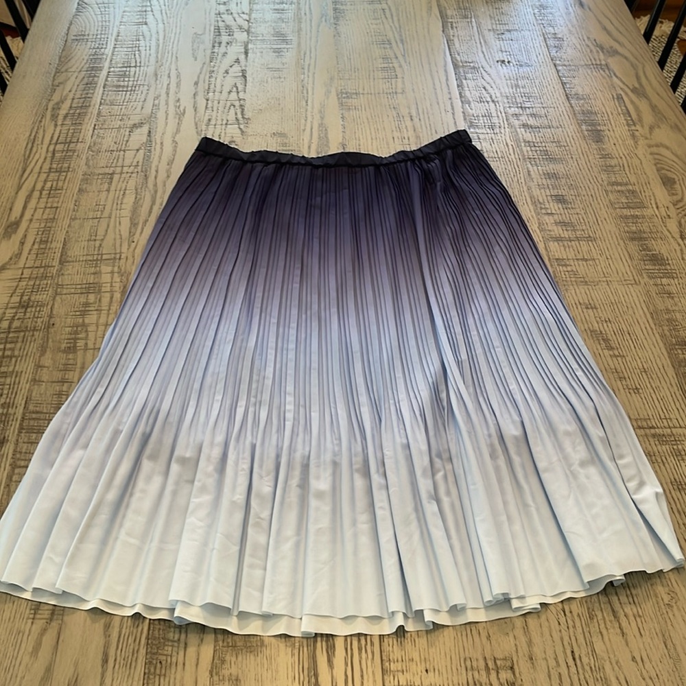 Banana Republic Blue Ombre Skirt 29” - Size Large